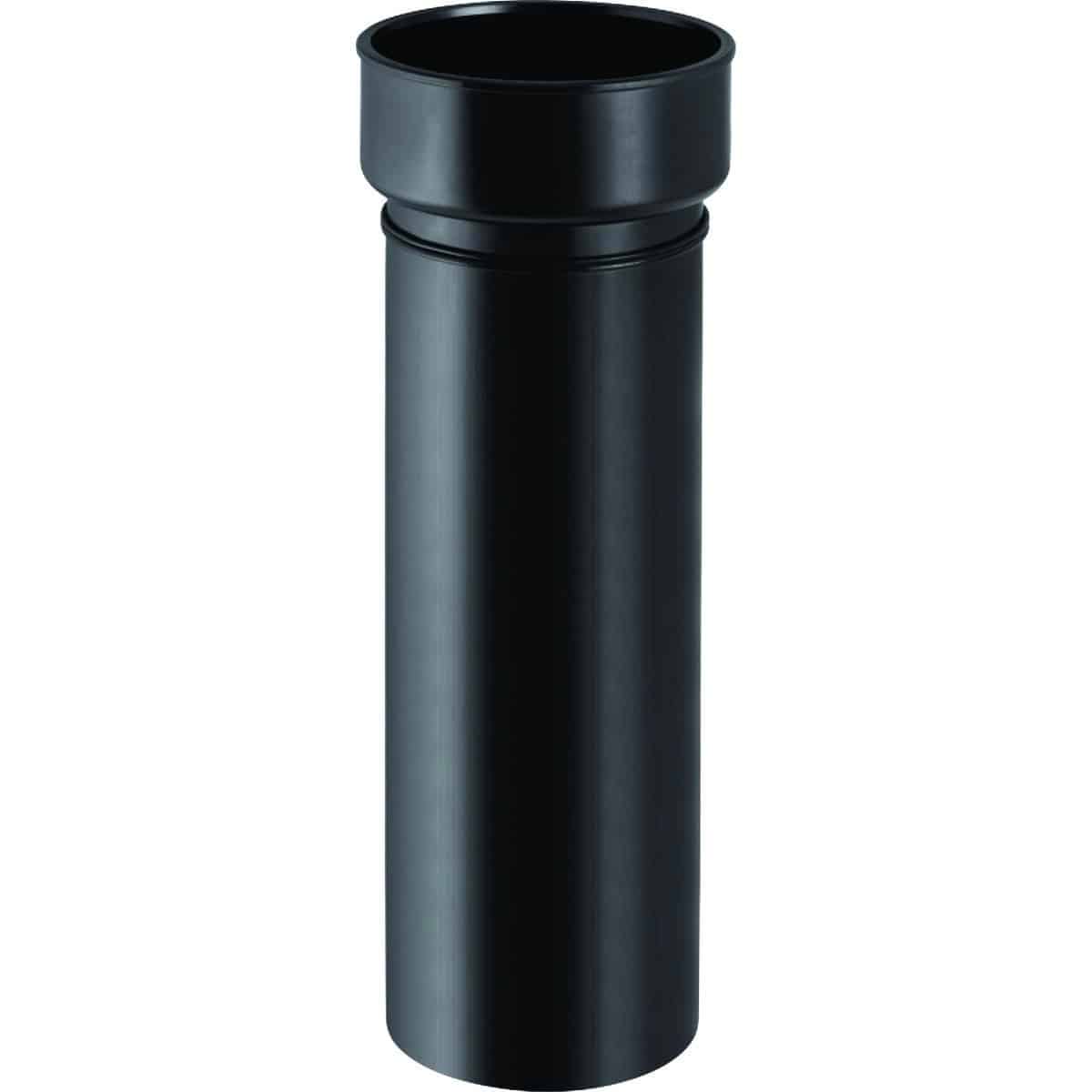 PEH toilettilslutning Geberit, 90 mm, t/gulvtoilet, sort