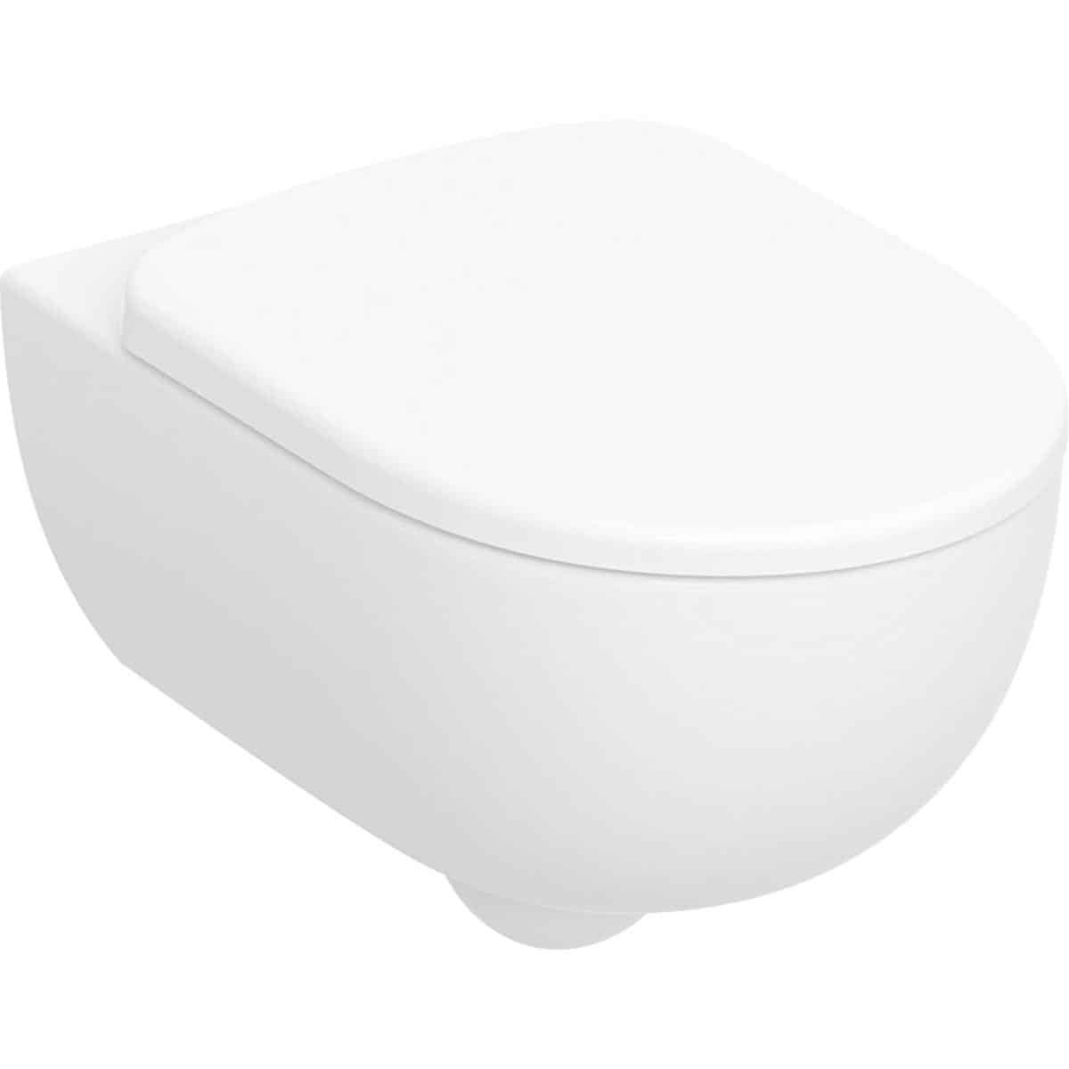 Geberit Selnova samapk væghængt toilet Premium Rimfree/sæde (2 stk.) hvid