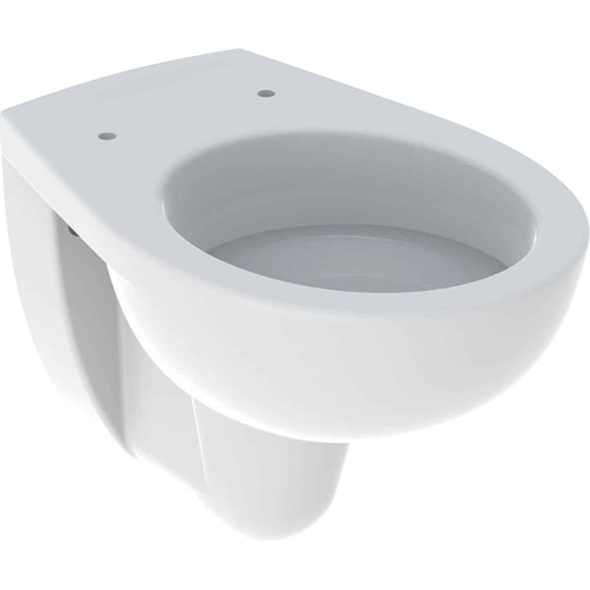 Geberit Bastia vægmont. toiletskål, 52 cm, hvid