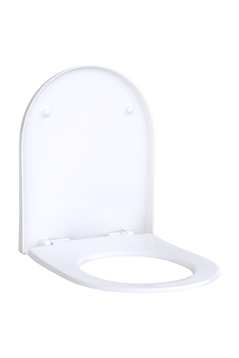 Geberit Acanto toiletsæde 350x437x49mm hvid Duroplast - Geberit - Geberit Acanto toiletsæde 350x437x49mm hvid Duroplast - Billede 2