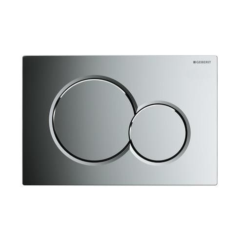 Geberit Sigma01 betjeningsplade, blank forkr