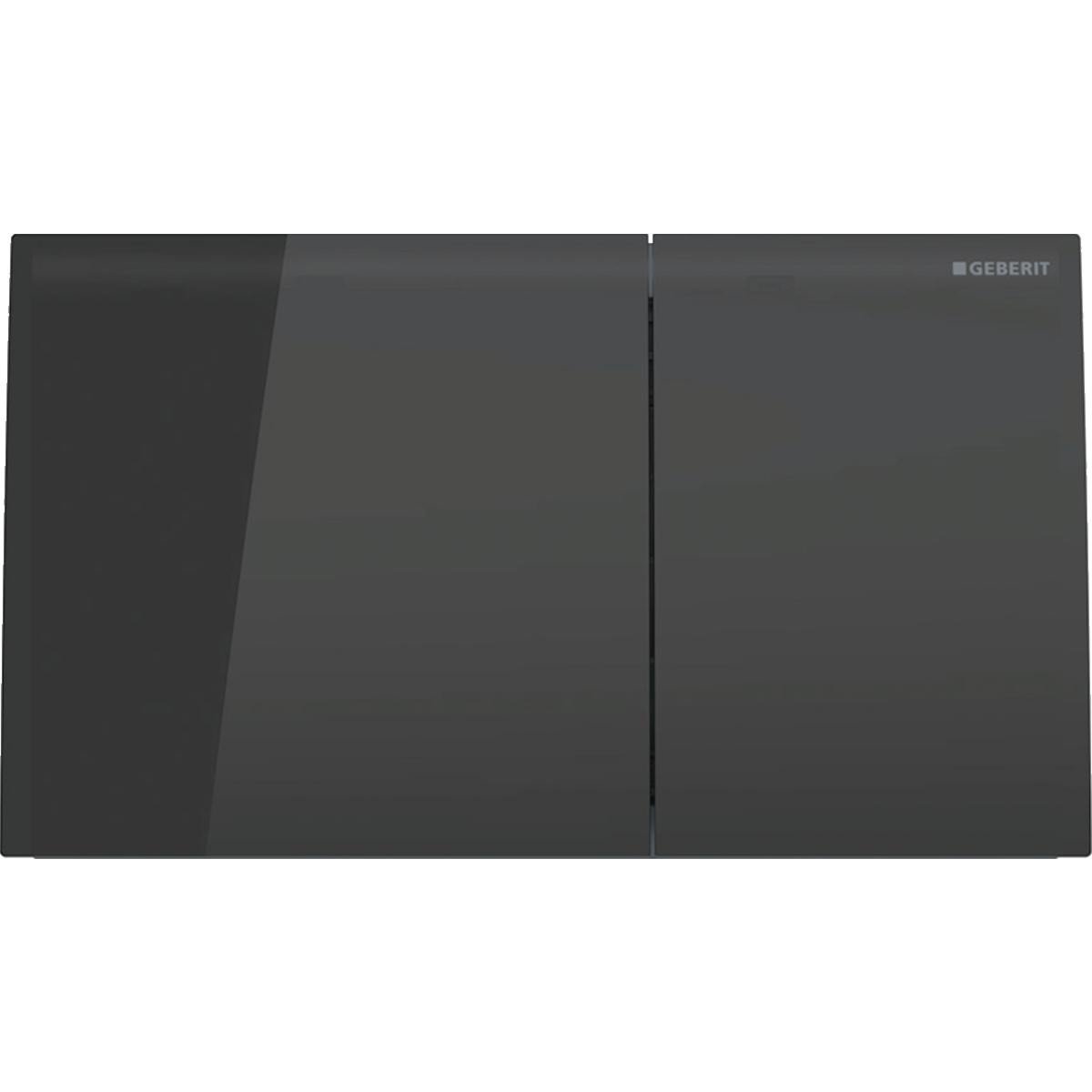 Geberit Sigma70 betjeningsplade, sort/glas