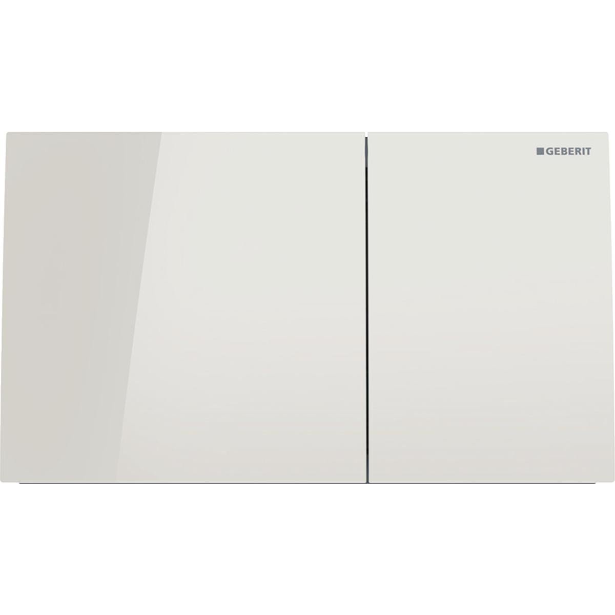 Geberit Sigma70 betjeningsplade, sandgrå/glas