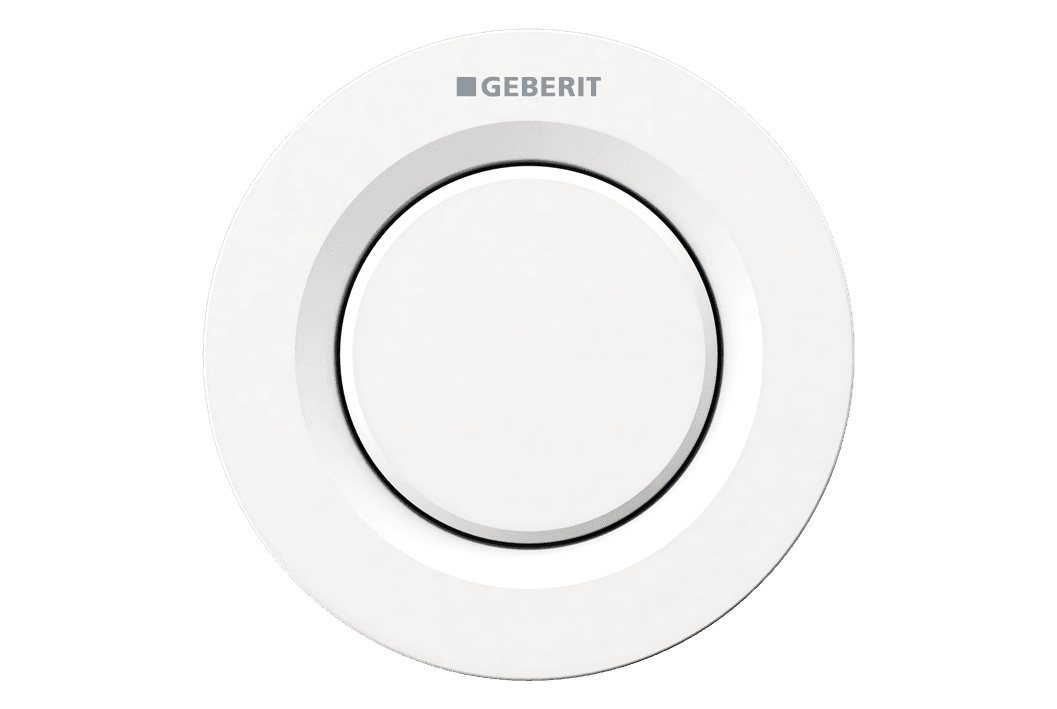 Geberit Omega01 betjeningsknap, 1-skyl, hvid | Betjeningsplader | Geberit