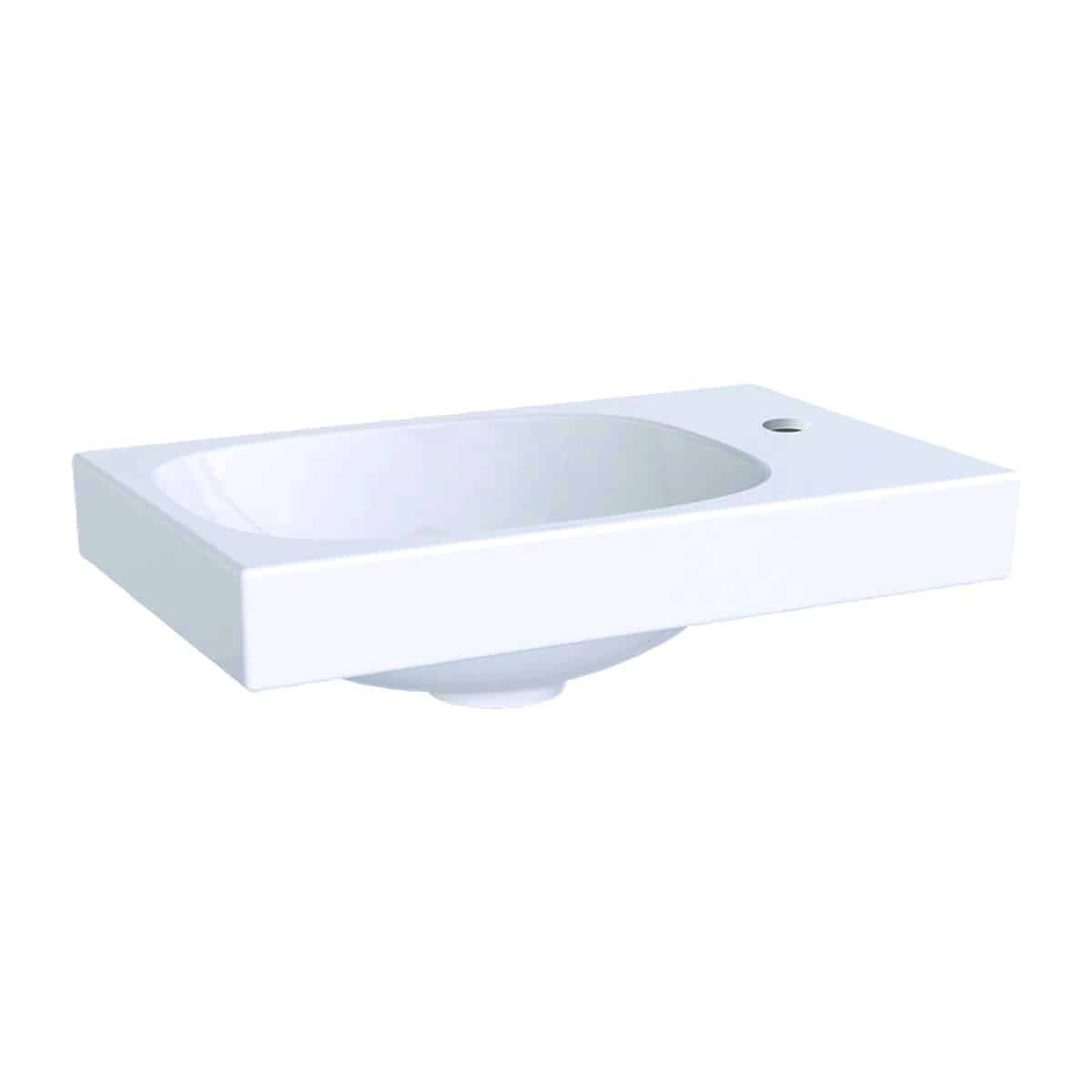 Geberit Acanto håndvask 400x115x250mm t/møbel/bolt hvid porcelæn