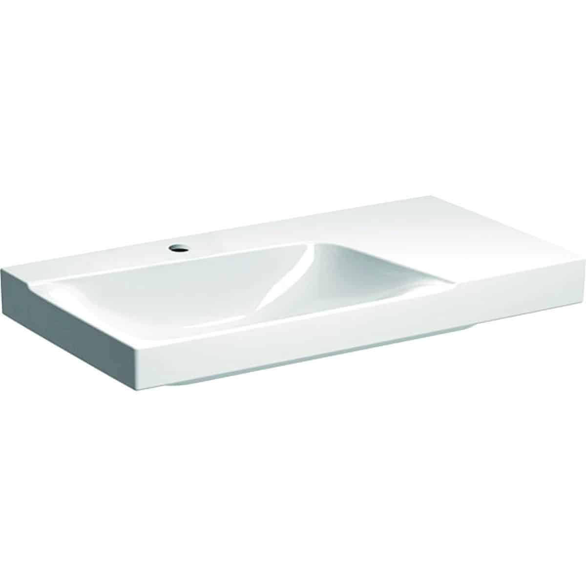 Geberit XENO2 håndvask tv 900x140x480mm t/møbel/bolt hvid porcelæn KeraTect 634784030