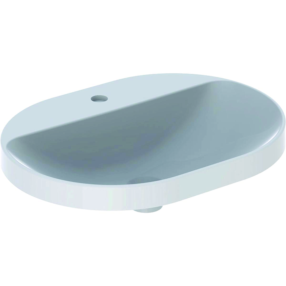 Geberit Variform håndvask 600x450x178mm nedf hvid porcelæn - Geberit - Geberit Variform håndvask 600x450x178mm nedf hvid porcelæn