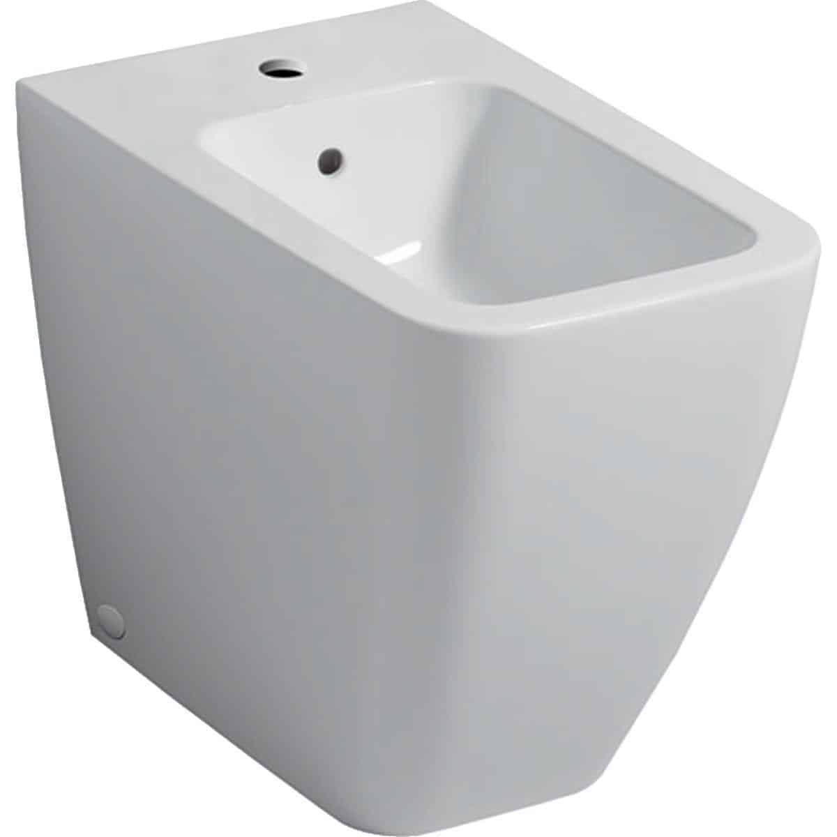 Geberit Icon Square bidet 355 x 560 x 400 mm, u/armatur, hvid porcelæn