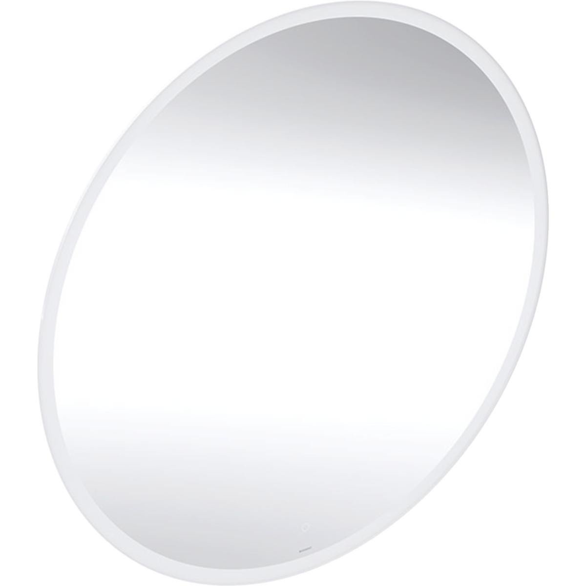 Geberit option round spejl med lys ø75 cm, aluminium
