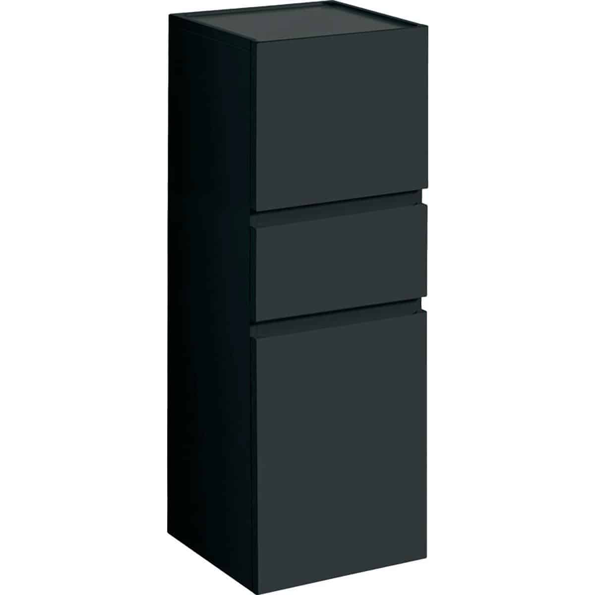 Geberit Renova Plan halvhøjskab 390 x 360 x 1140 mm, 2 låger, Lava højkomprimeret trelags-spånplade,