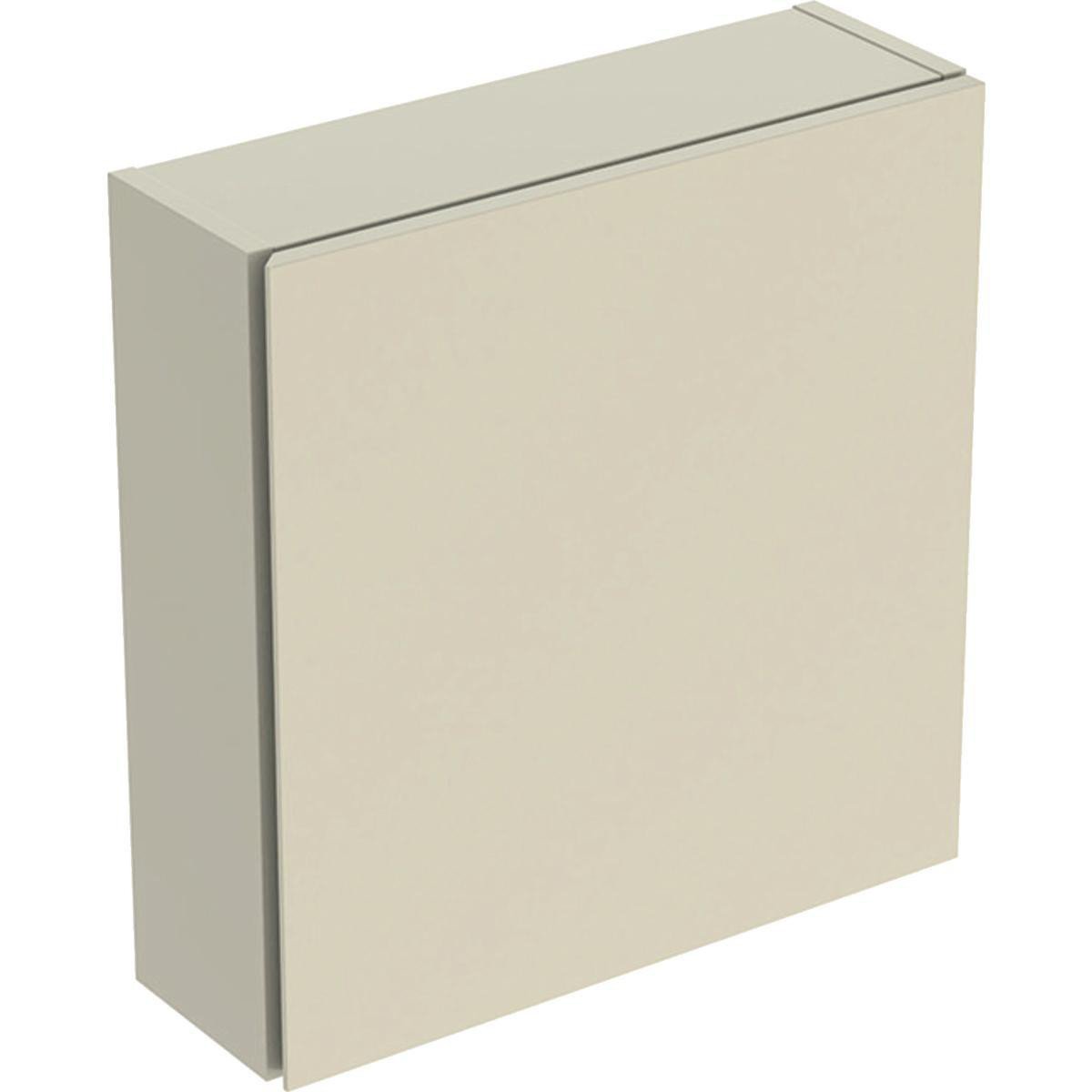 Geberit Icon overskab 450 x 150 x 467 mm, 1 låge, sandgrå højkomprimeret trelags-spånplade, lakeret,