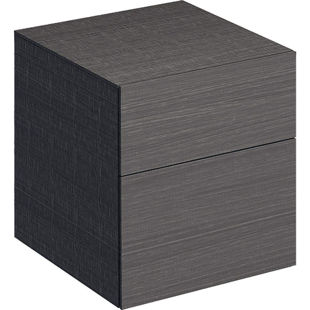 Geberit XENO2 sideskab 450x510x462mm m/2skuffer scultura-grå spånplade melamin