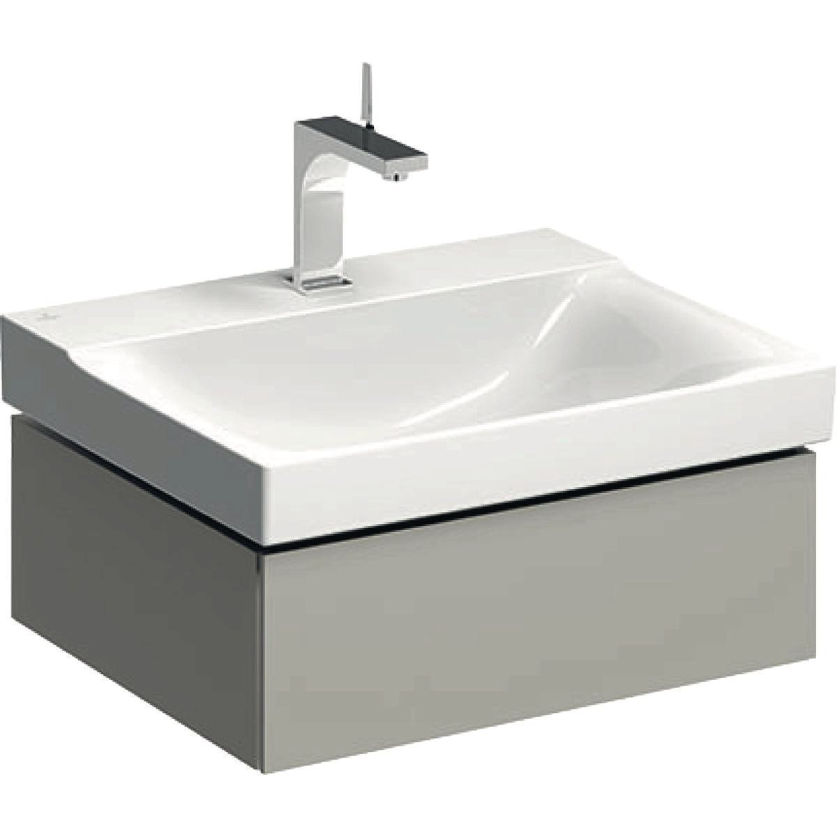 Geberit XENO2 vaskeskab 580x220x462mm m/skuffe greige spånplade lak