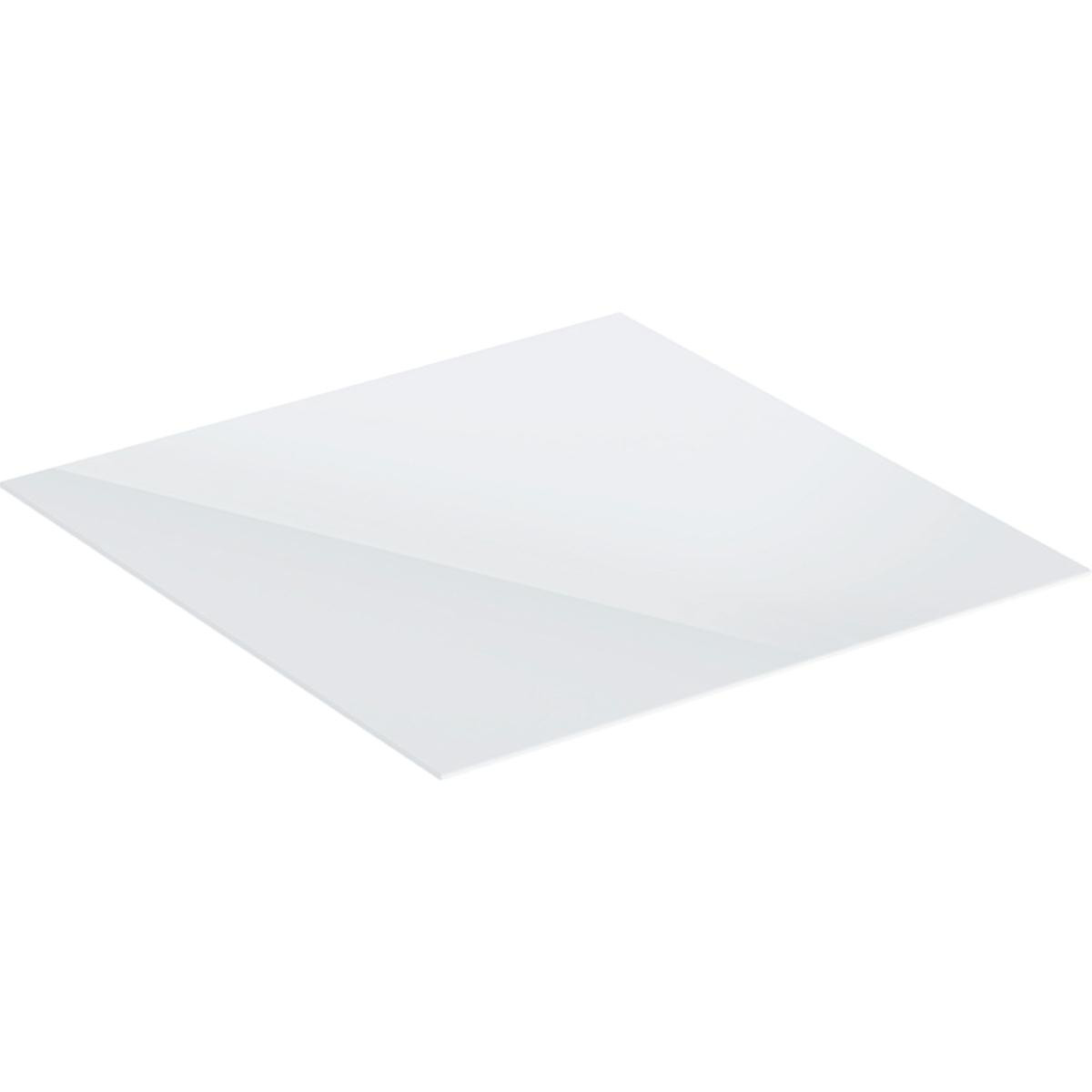 Geberit ONE afdækning til sideskab/-element, hvidt glas