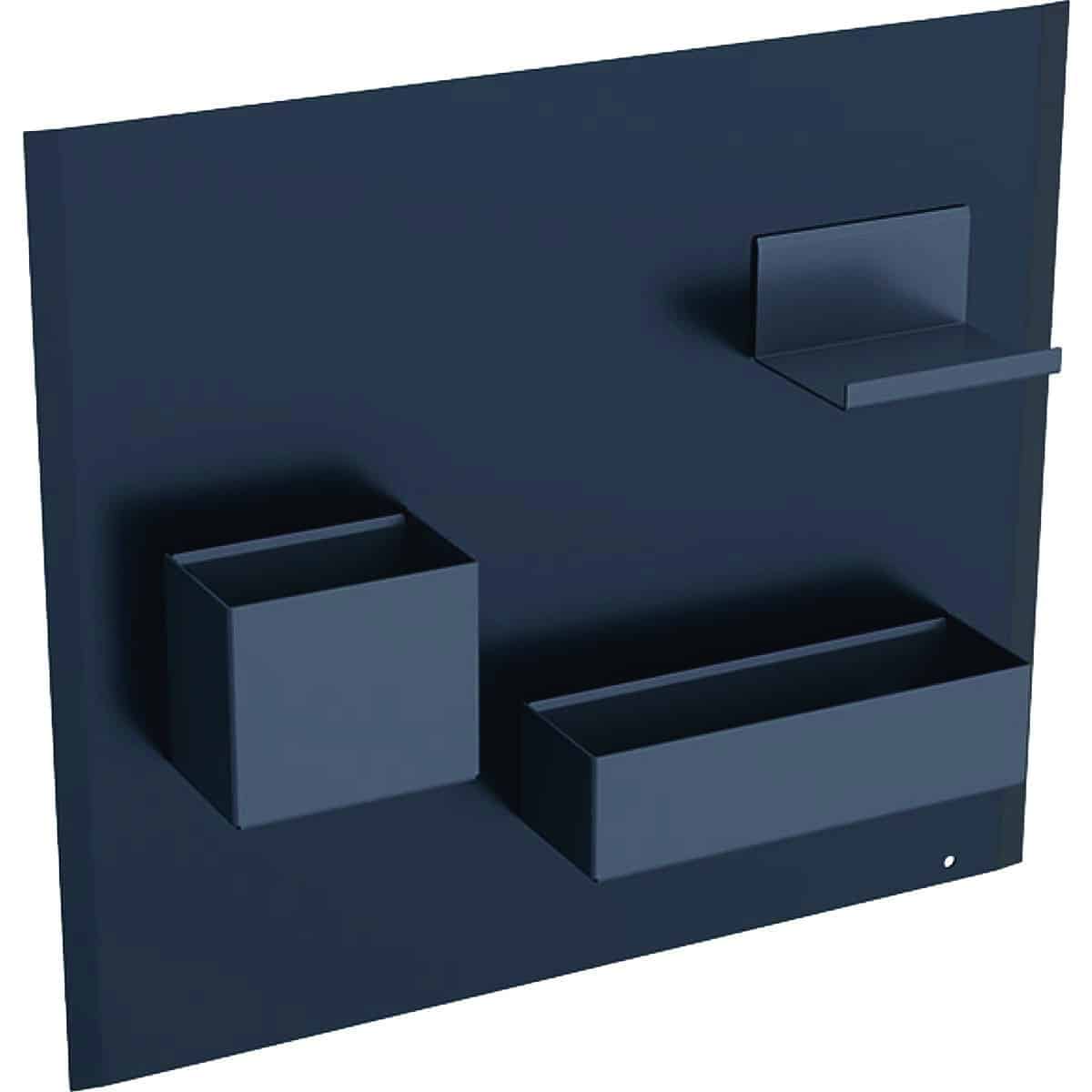 Geberit magnettavle m/opb.kasser sort/lava St pulverlak