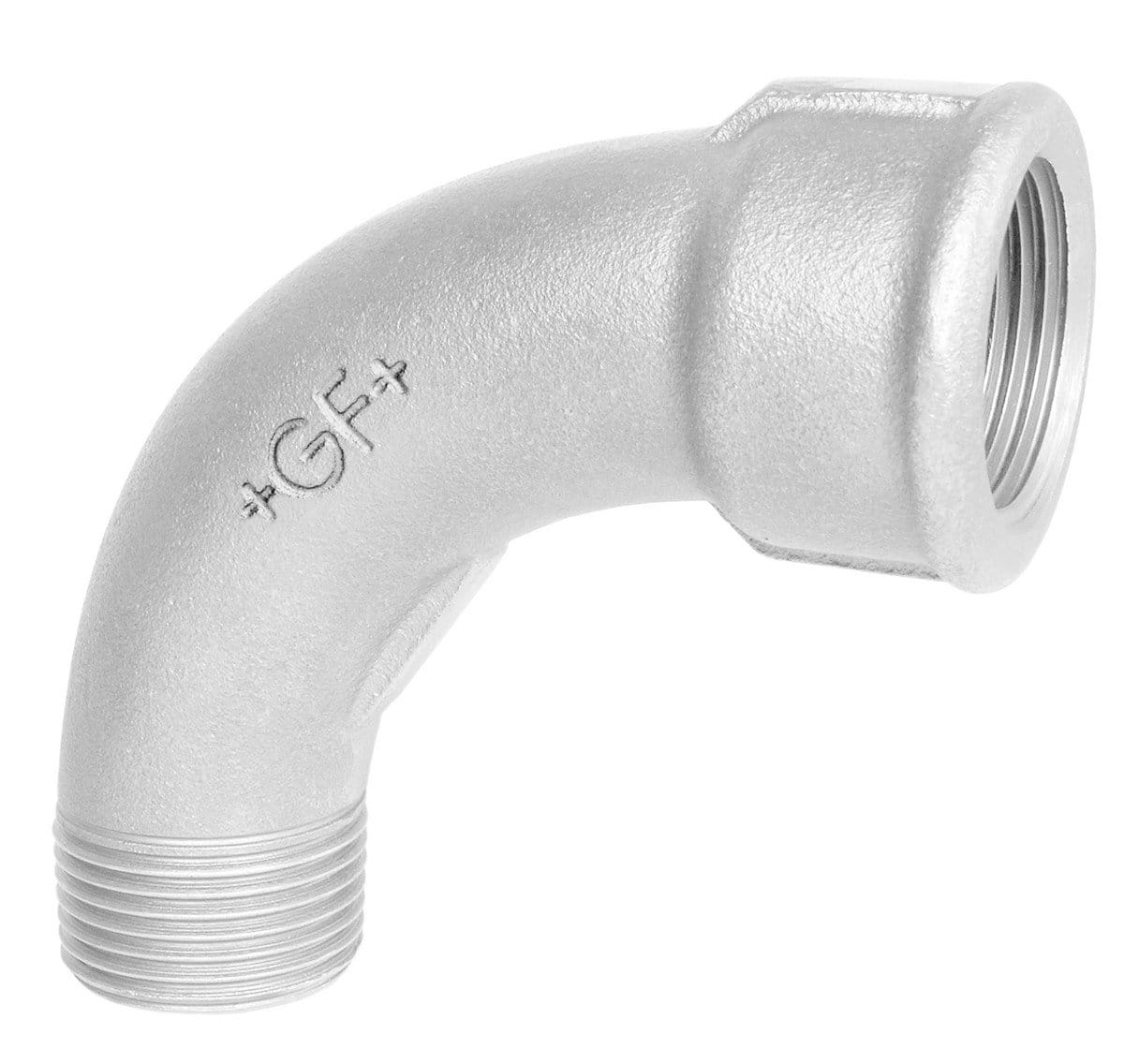Bøjning 90° galvaniseret lang muffe/nippel 3/4 - Georg Fischer - Bøjning 90° galvaniseret lang muffe/nippel 3/4 - Billede 2
