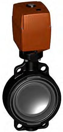 Butterflyventil type 140 PVC-U/EPDM d110 Akuator 24V