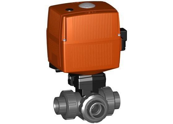 Kuglehane type 167 230V PVC-U/EPDM d32/DN25, 199167065 - Georg Fischer - Kuglehane type 167 230V PVC-U/EPDM d32/DN25, 199167065