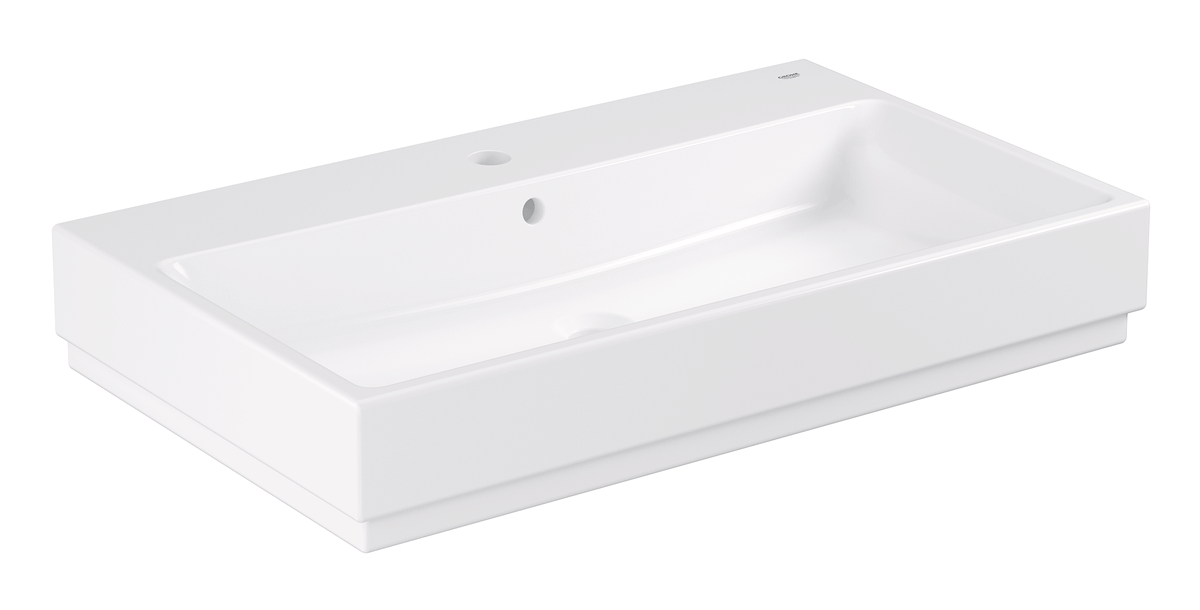 GROHE Cube Ceramic håndvask væghængt med PureGuard 80 cm