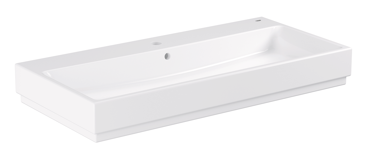 GROHE Cube Ceramic håndvask væghængt med PureGuard 100 cm