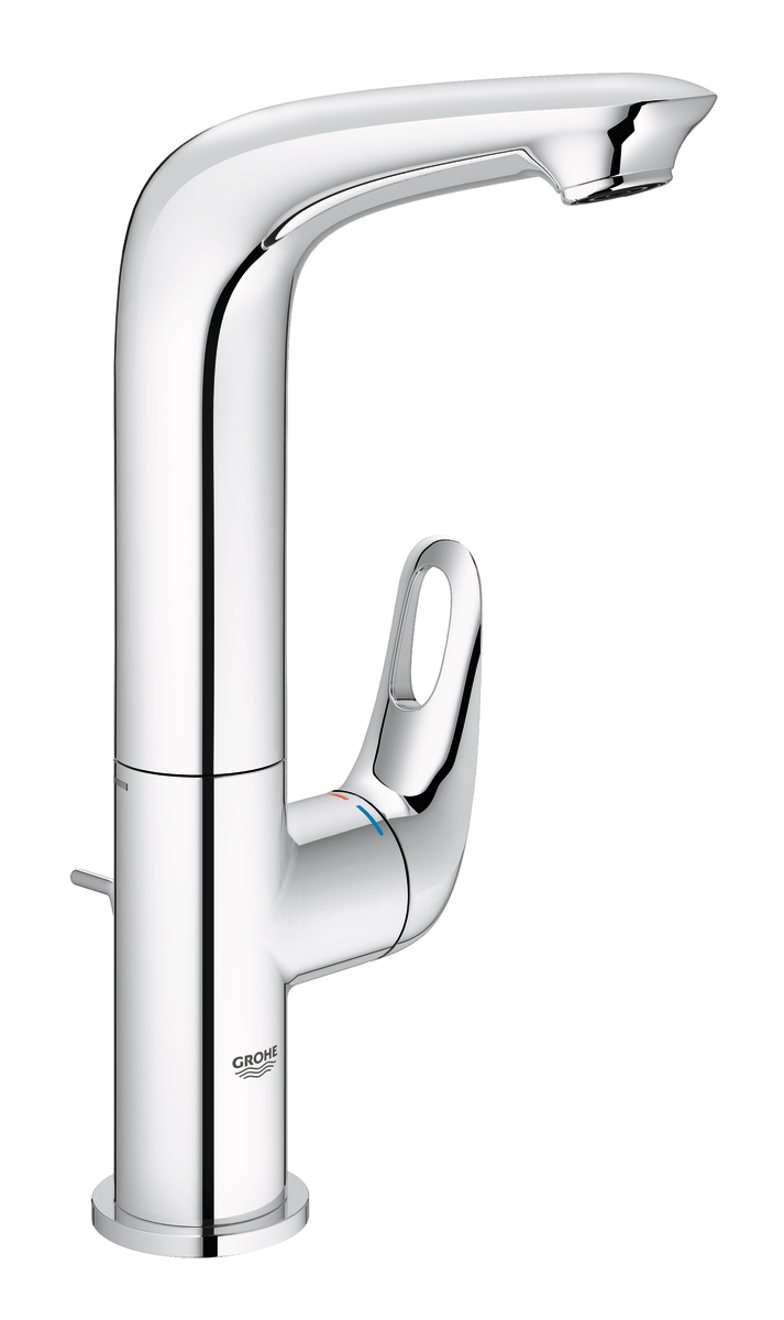 GROHE Eurostyle 2015 håndvaskarmatur med pop-up høj tud krom