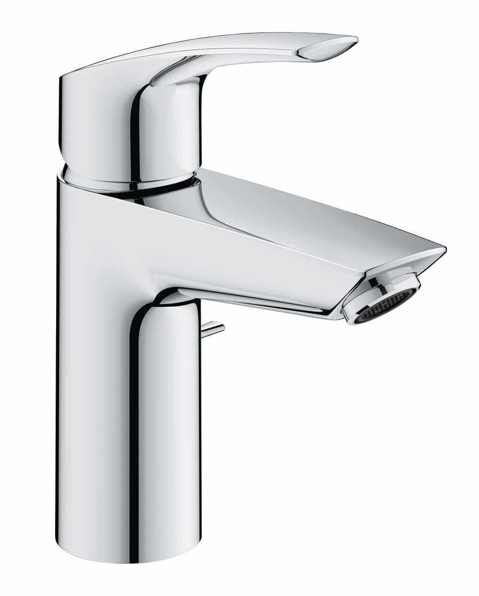 GROHE Eurosmart 2021 håndvask armatur med løft-op bv, KS, str. S, krom