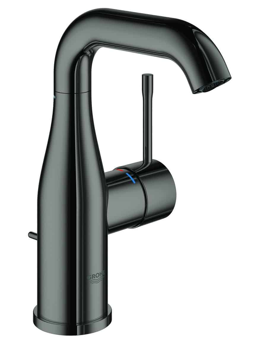 GROHE Essence håndvaskarmatur M med bundventil grafit - Grohe - GROHE Essence håndvaskarmatur M med bundventil grafit - Billede 2