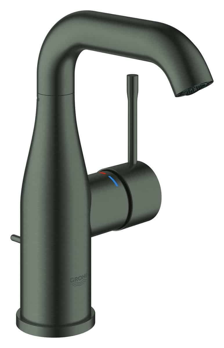 GROHE Essence håndvaskarmatur M med bundventil børstet grafit - Grohe - GROHE Essence håndvaskarmatur M med bundventil børstet grafit - Billede 2