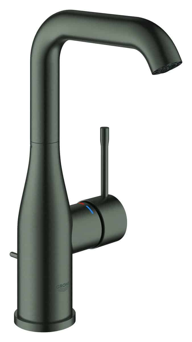 GROHE Essence håndvaskarmatur L med bundventil børstet grafit - Grohe - GROHE Essence håndvaskarmatur L med bundventil børstet grafit - Billede 2