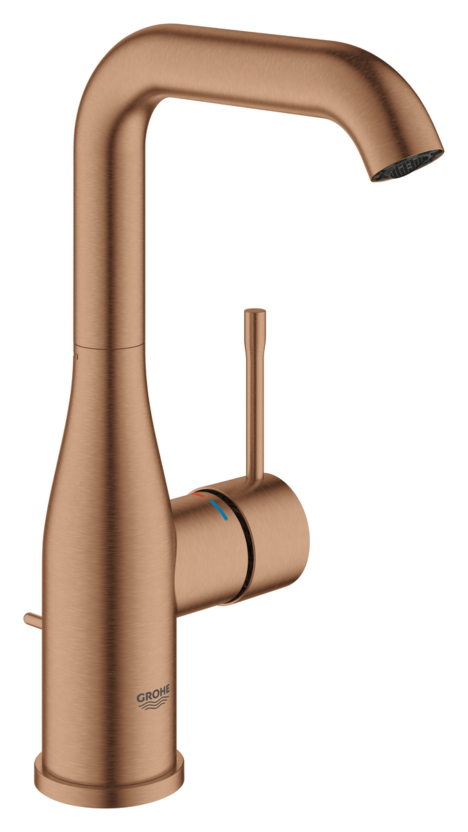 GROHE Essence håndvaskarmatur L med bundventil børstet warm sunset - Grohe - GROHE Essence håndvaskarmatur L med bundventil børstet warm sunset