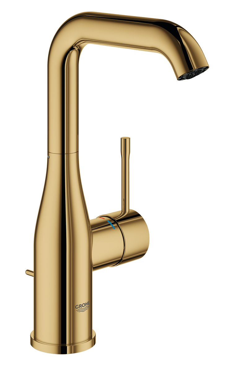 GROHE Essence håndvaskarmatur L med bundventil cool sunrise - Grohe - GROHE Essence håndvaskarmatur L med bundventil cool sunrise