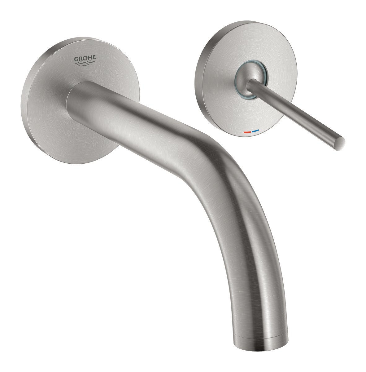 GROHE Atrio håndvaskarmatur til indbygning udvendig dele 2-h M 180 mm SuperSteel - Grohe - GROHE Atrio håndvaskarmatur til indbygning udvendig dele 2-h M 180 mm SuperSteel - Billede 2