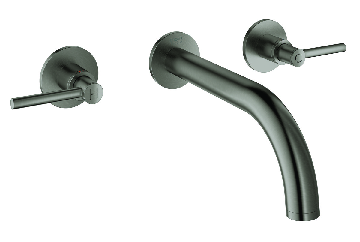 GROHE Atrio håndvaskarmatur til indbygning udvendig dele 3-h M grafit - Grohe - GROHE Atrio håndvaskarmatur til indbygning udvendig dele 3-h M grafit - Billede 2