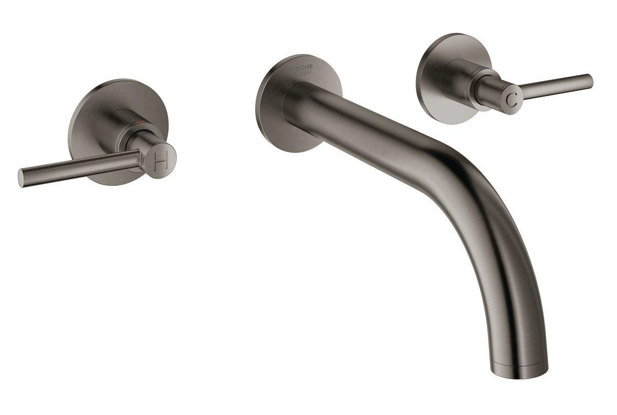 GROHE Atrio håndvaskarmatur til indbygning udvendig dele 3-h M grafit - Grohe - GROHE Atrio håndvaskarmatur til indbygning udvendig dele 3-h M grafit