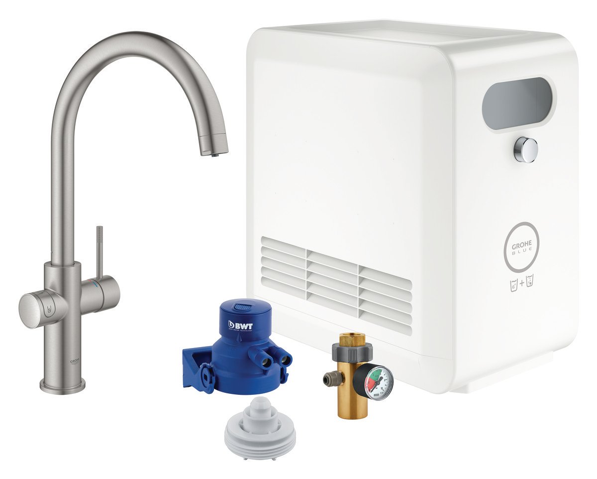 GROHE Blue Professional C-tud SuperSteel - Grohe - GROHE Blue Professional C-tud SuperSteel - Billede 2