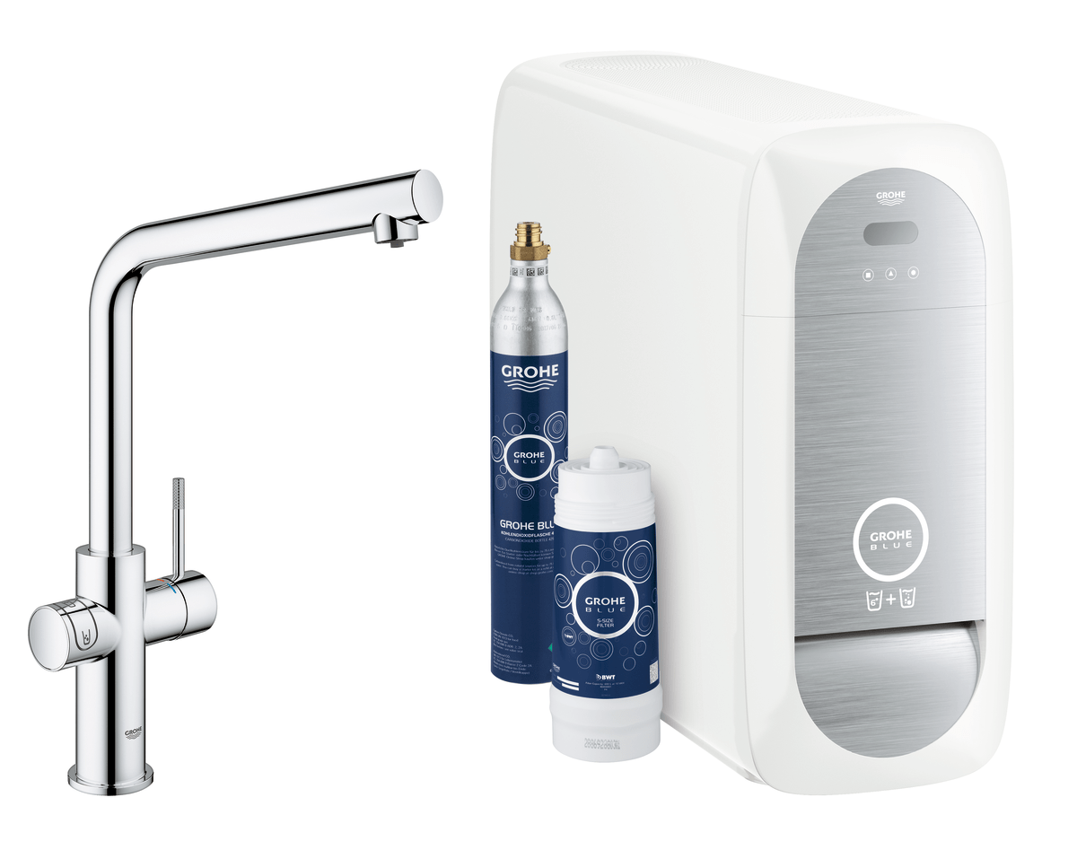 GROHE Blue Home etgreb køkken L-tud krom - Grohe - GROHE Blue Home etgreb køkken L-tud krom