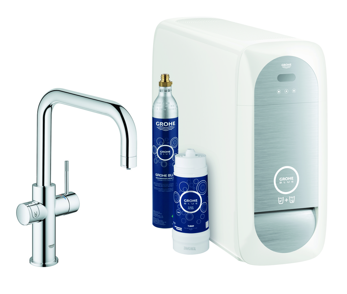 GROHE Blue Home etgreb køkken U-tud krom - Grohe - GROHE Blue Home etgreb køkken U-tud krom - Billede 2