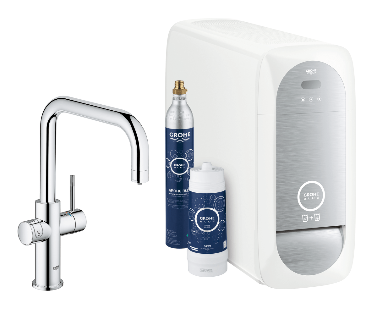 GROHE Blue Home etgreb køkken U-tud krom - Grohe - GROHE Blue Home etgreb køkken U-tud krom