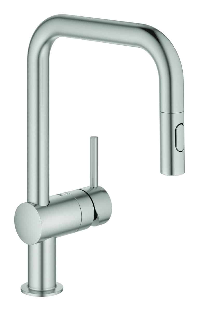 GROHE Minta køkkenarmatur U-tud bruser dual SuperSteel - Grohe - GROHE Minta køkkenarmatur U-tud bruser dual SuperSteel - Billede 2