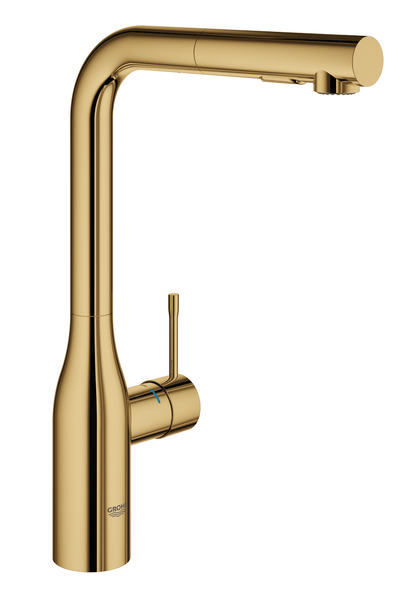 GROHE Essence køkkenarmatur L-tud med udtræksbruser cool sunrise - Grohe - GROHE Essence køkkenarmatur L-tud med udtræksbruser cool sunrise