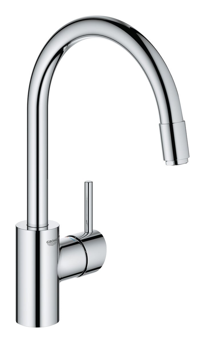 GROHE Concetto køkkenarmatur C-tud udtræk mousseur, krom - Grohe - GROHE Concetto køkkenarmatur C-tud udtræk mousseur, krom - Billede 2