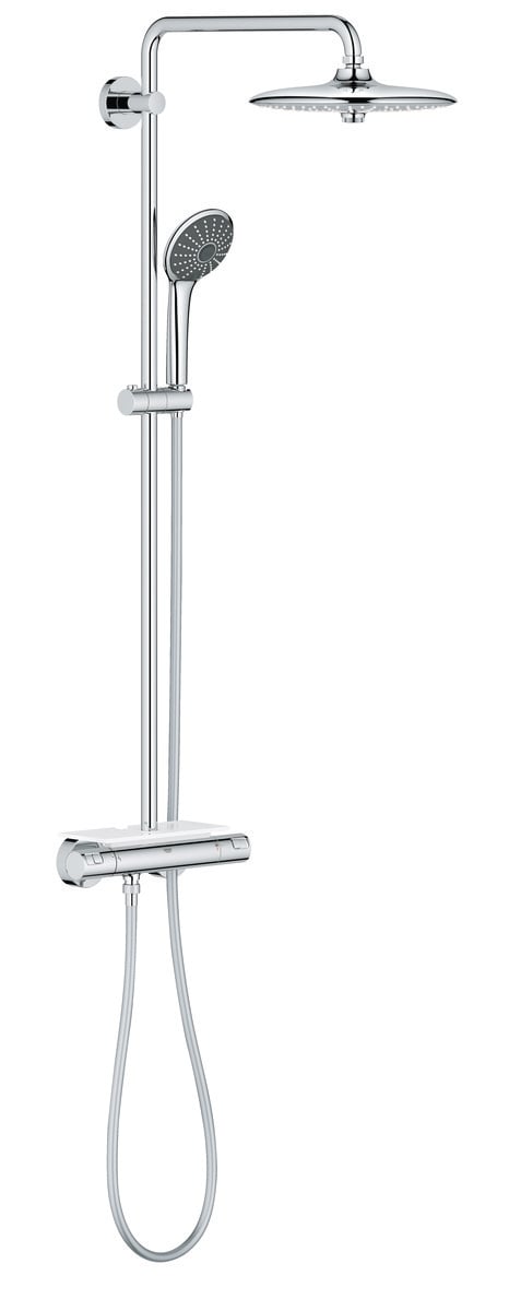 GROHE Vitalio Joy 260 brusesystem med termostat til væg krom - Grohe - GROHE Vitalio Joy 260 brusesystem med termostat til væg krom - Billede 2