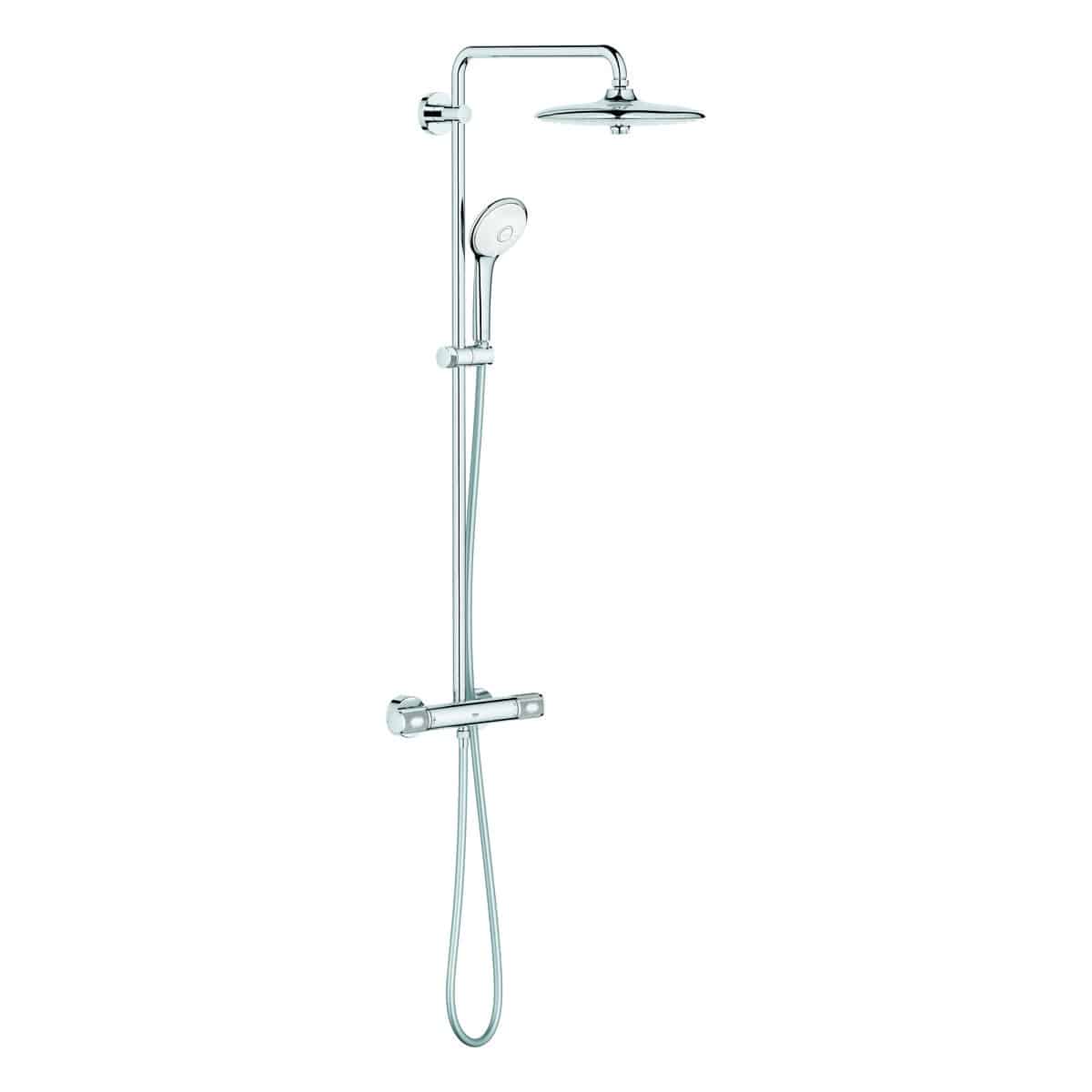 GROHE Euphoria 260 brusesystem med termostat til væg krom