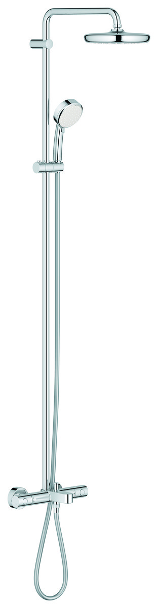 GROHE Tempesta Cosmopolitan 210 brusesystem termostat til kar/brus krom - Grohe - GROHE Tempesta Cosmopolitan 210 brusesystem termostat til kar/brus krom - Billede 2