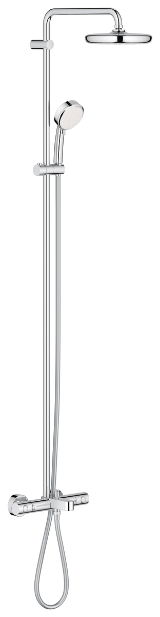 GROHE Tempesta Cosmopolitan 210 brusesystem termostat til kar/brus krom - Grohe - GROHE Tempesta Cosmopolitan 210 brusesystem termostat til kar/brus krom