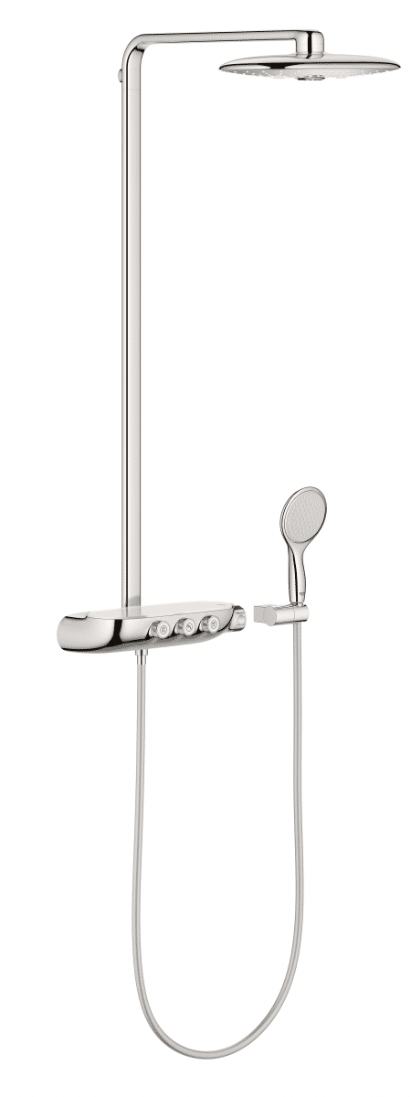 GROHE Rainshower SmartControl Duo 360 brusesystem med termostat til væg, krom - Grohe - GROHE Rainshower SmartControl Duo 360 brusesystem med termostat til væg, krom