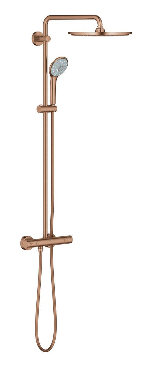 GROHE Euphoria 310 brusesystem med termostat til væg børstet Warm Sunset - Grohe - GROHE Euphoria 310 brusesystem med termostat til væg børstet Warm Sunset - Billede 3