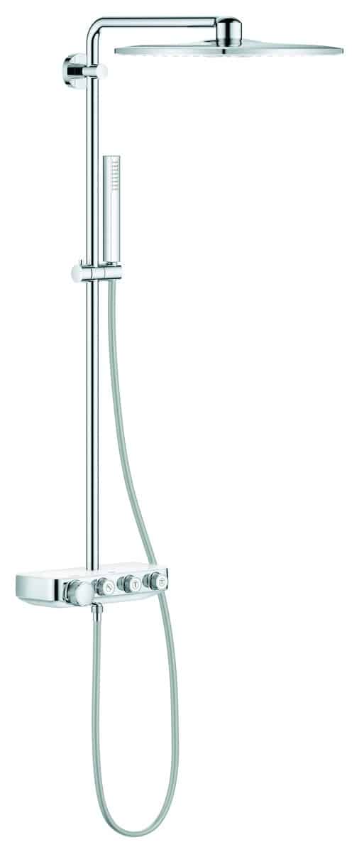 GROHE Euphoria SmartControl 310 Cube Duo brusesystem med termostat til væg Moon White - Grohe - GROHE Euphoria SmartControl 310 Cube Duo brusesystem med termostat til væg Moon White - Billede 2