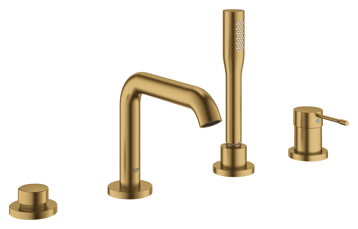 GROHE Essence kar- og brusekombination udvendig dele 4-h børstet cool sunrise