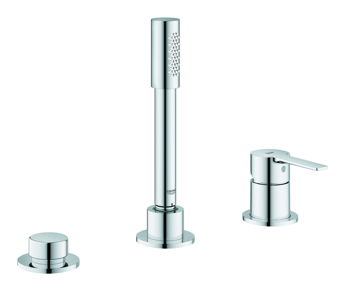 GROHE Lineare New 3-hulsbadkombination krom - Grohe - GROHE Lineare New 3-hulsbadkombination krom - Billede 2
